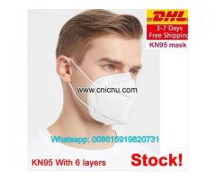 KN95 Face Masks KN95 Mouth Masks with 6layers inside Bridge of the Nose