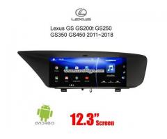 LEXUS GS 200t GS250 GS300H GS350 GS450 Car radio android GPS